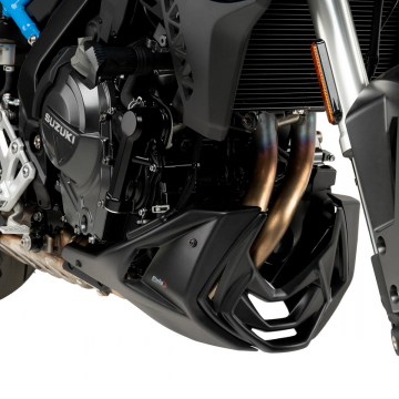 view PUIG Engine Spoiler Matte Black for Suzuki GSX-8S 2023+