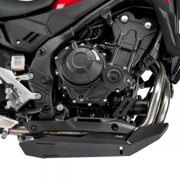view PUIG Skid Plate, Black for Honda CB500X 2019+ & NX500 2025+