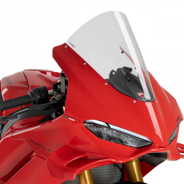 view PUIG R-Racer Windshield for Ducati Panigale V4/S 2025+