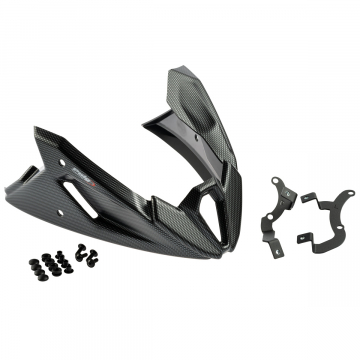 view PUIG Engine Spoiler Carbon Look for KTM 390 Duke 2021+