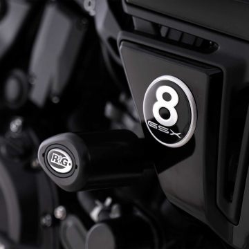 R&G CP0557BL Aero Style Crash Protectors for Suzuki GSX-8S 2023+, GSX-8T/TT 2025+