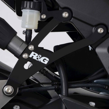 R&G EH0098BK Exhaust Hanger for Kawasaki Ninja 1000SX & 1100SX