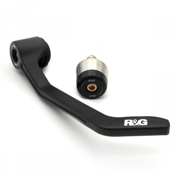 view R&G Interlock Brake Lever Guard & LHS Bar End Slider for CF Moto 675NK 2025+