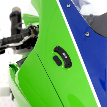 view R&G Mirror Blanking Plates for Kawasaki ZX-10R 2016+ & ZX-10RR 2021+