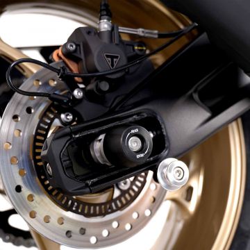 view R&G APEX Swingarm Protectors for Triumph Street Triple 765/Scrambler 1200 & Trident 800