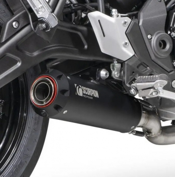 view Scorpion Exhausts Red Power Full System Kawasaki Z650RS 2022+
