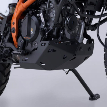 view Sw-Motech Skid Plate, Black for KTM 125/250/390 models 2025+