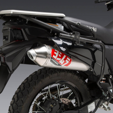 view Yoshimura RS-2 Stainless Slip-on Exhaust for Kawasaki KLR650 2022+