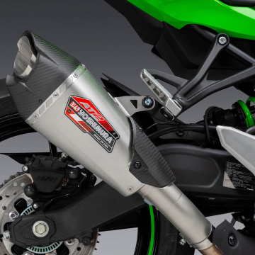 view Yoshimura AT2 Slip-on Exhaust for Kawasaki ZX-4R/RR 2023+
