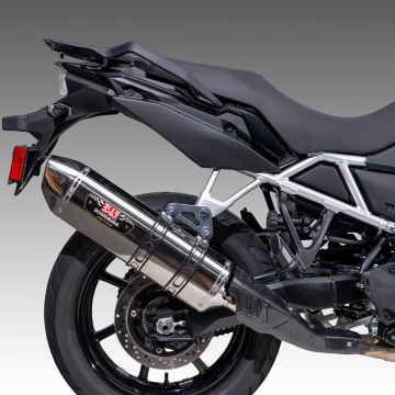 view Yoshimura R-77J Stainless Slip-on Exhaust for Suzuki V-Strom 800DE 2023+