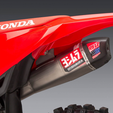 view Yoshimura RS-12 Stainless Slip-On Exhaust for Honda CRF450R/RX/S '21-'24