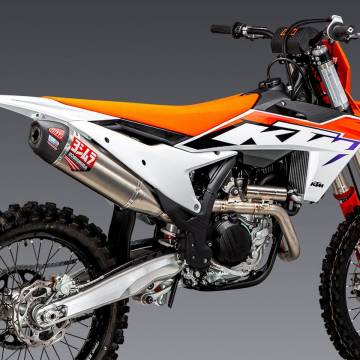 view Yoshimura RS-12 Titanium Full Exhaust for KTM 450SX-F & Husqvarna FC450 2023+