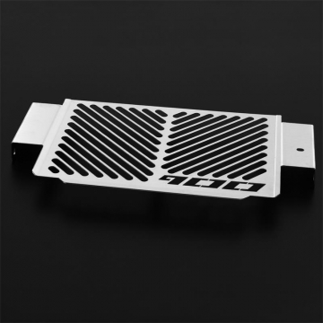 view Zieger Logo Radiator Guard, Silver for Yamaha MT-09 2024+