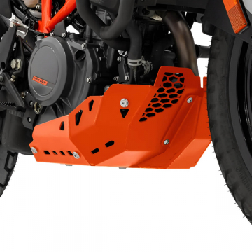 view Zieger Skid Plate, Mono Orange for KTM 390 Adventure 2025+