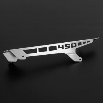 view Zieger Logo Chain Guard, Silver for CFMoto 450 MT 2024+