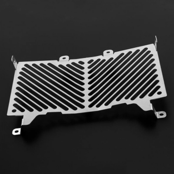 view Zieger Clean Radiator Guard, Silver for CFMoto 450 MT 2024+