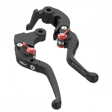 view Evotech Evo Folding Clutch and Short Brake Lever for Yamaha MT-09/SP & XSR900 2024+