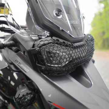 view Evotech Headlight Guard for Triumph Tiger 850/900 models