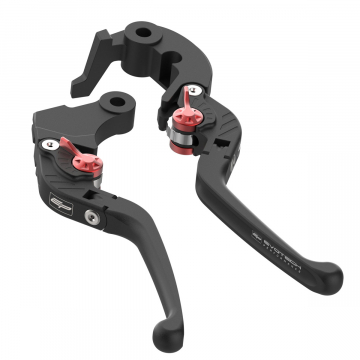 view Evotech Evo Folding Clutch and Brake Lever Set for Yamaha YZF-R7 2026+