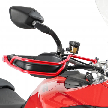 view Hepco & Becker Handlebar Guards, Red for Ducati Multistrada V2/S 2025+