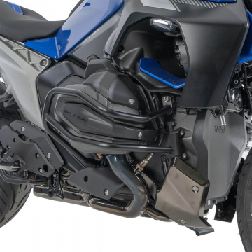 view Hepco & Becker Crashbars, Black for BMW R1300R 2025+
