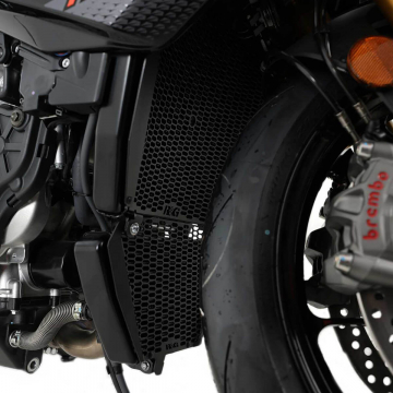 view R&G PRO Radiator Guard, Black for Aprilia Tuono V4 1100 2025+