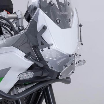 view Sw-Motech Headlight Guard, Black for Kawasaki KLE500/SE 2026+