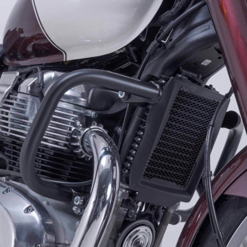 view Sw-Motech Crashbars, Black for Royal Enfield Shotgun 650 & Classic 650