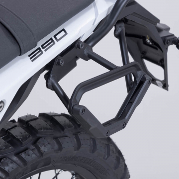 view Sw-Motech V-LOC Side Carrier Left for KTM 125/390 Enduro/SMC R, 250/390 Adventure
