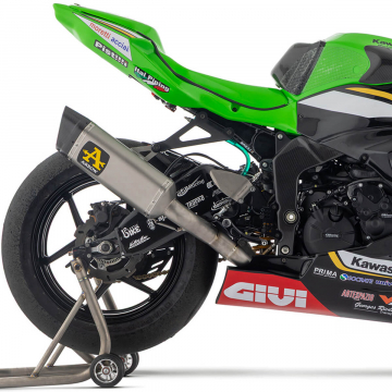 view Arrow Competition "WSSP" Full System Exhaust, Titanium for Kawasaki ZX-6R 636 2024+