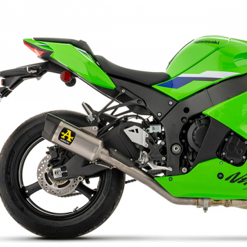 view Arrow Indy Race Half System Exhaust, Titanium for Kawasaki Ninja ZX-10R / RR 2026+