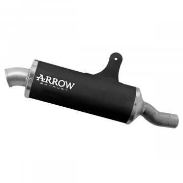 view Arrow Indy Race Slip-on Exhaust, Aluminum Dark for Benelli TRK702/X 2023+