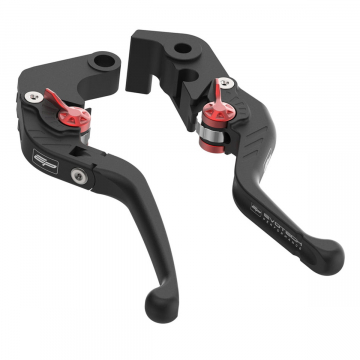 view Evotech Evo Folding Clutch and Short Brake Lever Set for Honda XL750 Transalp 2023+