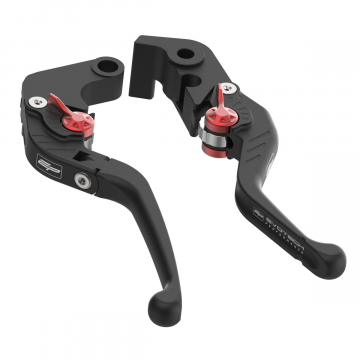 view Evotech Evo Folding Clutch, Short Brake Lever Set for Aprilia RSV4/F & Tuono V4/F 2025+