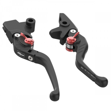 view Evotech Evo Folding Clutch and Short Brake Lever Set for RE Himalayan/Guerrilla 450 2024+