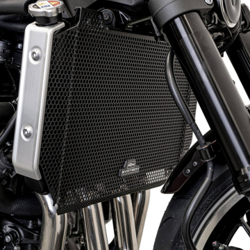 view Evotech PRN015387 Radiator Guard, Black for Kawasaki Z900RS 2021+