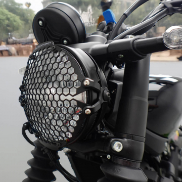 view Evotech Headlight Guard for Royal Enfield Himalayan & Guerrilla 450 2024+