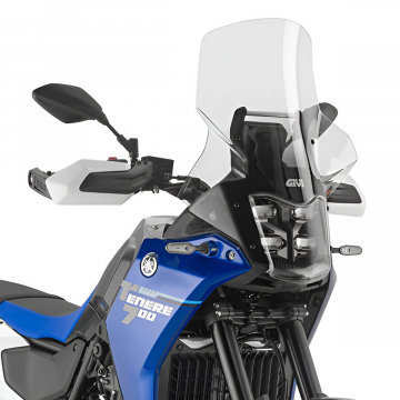 view Givi Specific Clear Screen with Headlight Guard for Yamaha Tenere 700/Rally 2025+