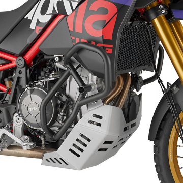 view Givi TN6712 Engine Guards / Crashbars, Black for Aprilia Tuareg 660 Rally 2025+