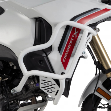 view Hepco & Becker Crashbars Solid, White for Ducati DesertX V2 2026+