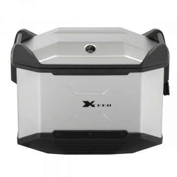 Hepco & Becker 610.222 00 09 Xceed Side Case Left Silver, 38 Liters