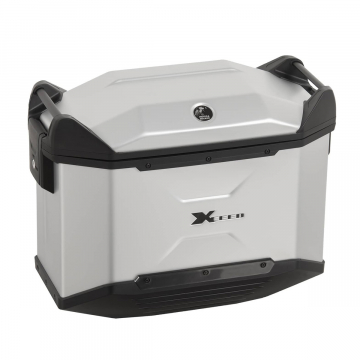 Hepco & Becker Xceed Side Case Right Silver, 38 Liters