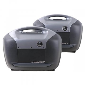 Hepco & Becker Journey Koffer Side Case Set, Arctic Grey 42 Liter Recon