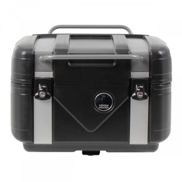 Hepco & Becker GOBI Top Case, Black/Silver 42 Liter