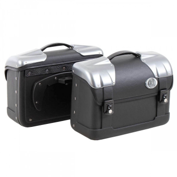 Hepco & Becker Strayker Saddlebag Set, Black 23 Liter