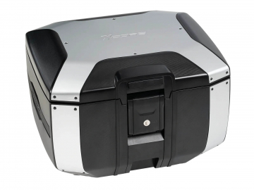 Hepco & Becker XCore Topcase 40 Liter for Smartrack, Black/Silver
