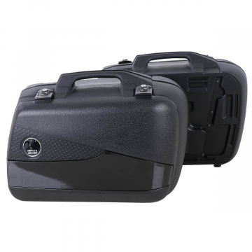 view Hepco & Becker Junior Flash 40 Liter Sidecase Set Black Left & Right