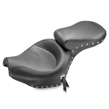 view Mustang Standard Touring One Piece Seat with Studs for Suzuki 1400 Intruder & S83