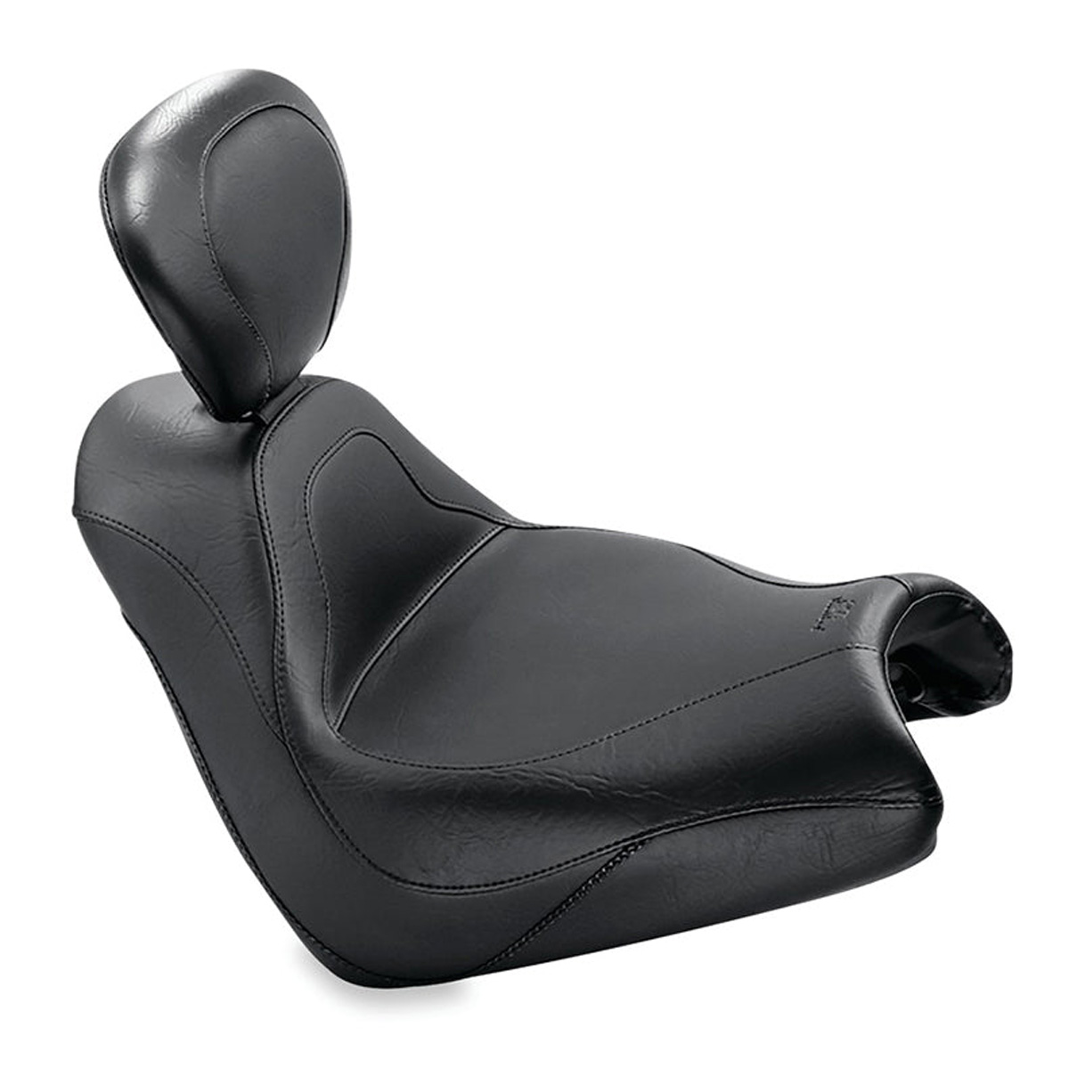 Mustang Sport Touring Vintage Solo Seat with Backrest for Honda
