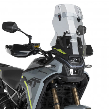 view PUIG Touring Windshield with Visor, Smoked for CF Moto 450MT 2024+